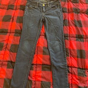 Pair of women’s American Eagle Outfitters size 2 denim jeggings